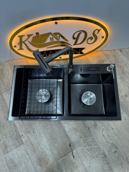 Evier de cuisine inox 304 avec protection NANO