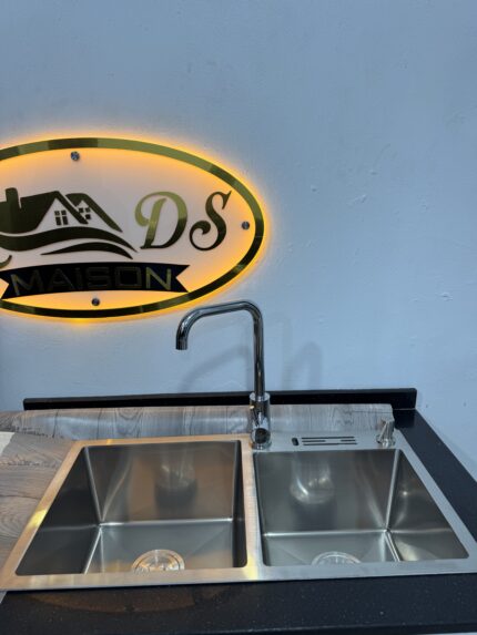 Evier de cuisine NANO 75cm/40cm + mitigeur 360