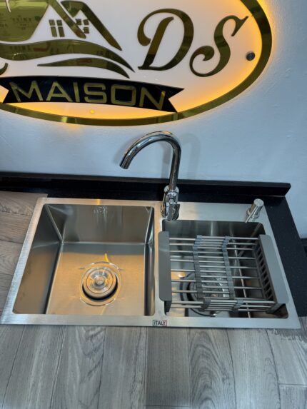 Evier de cuisine 75cm/40cm SUS 304 100%